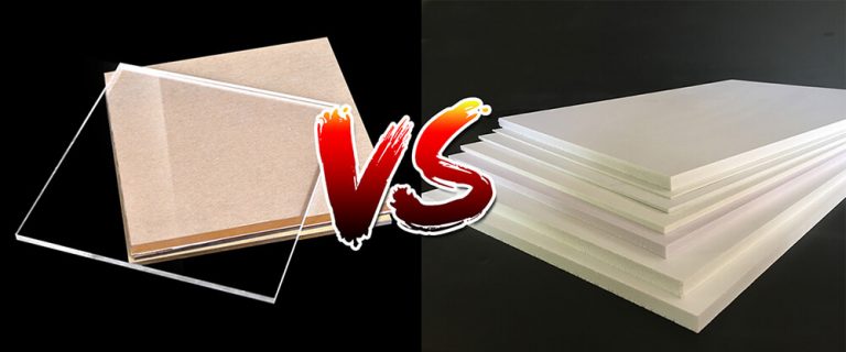 Unterschiede zwischen Acryl und PVC